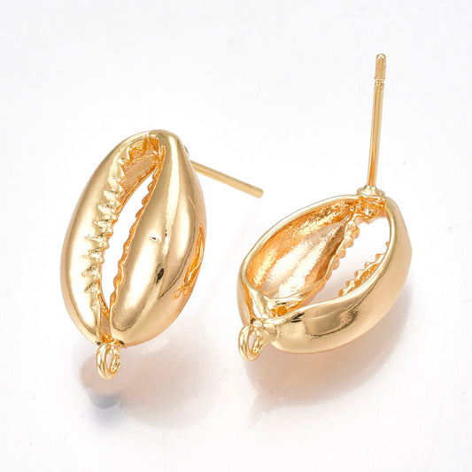 Cowrie Shells Shape Earring (1set)