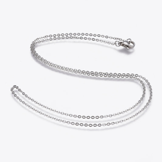 Cable Chain Necklaces 19" (5pcs)