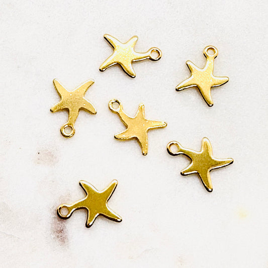 Starfish/Sea Stars Charms (6pcs)