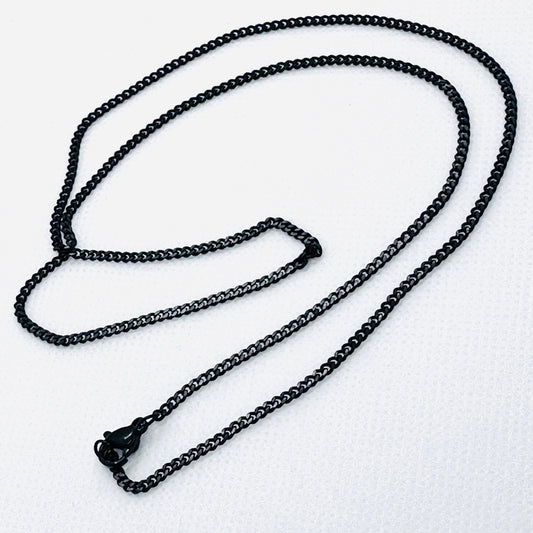 Curb Necklaces Gunmetal