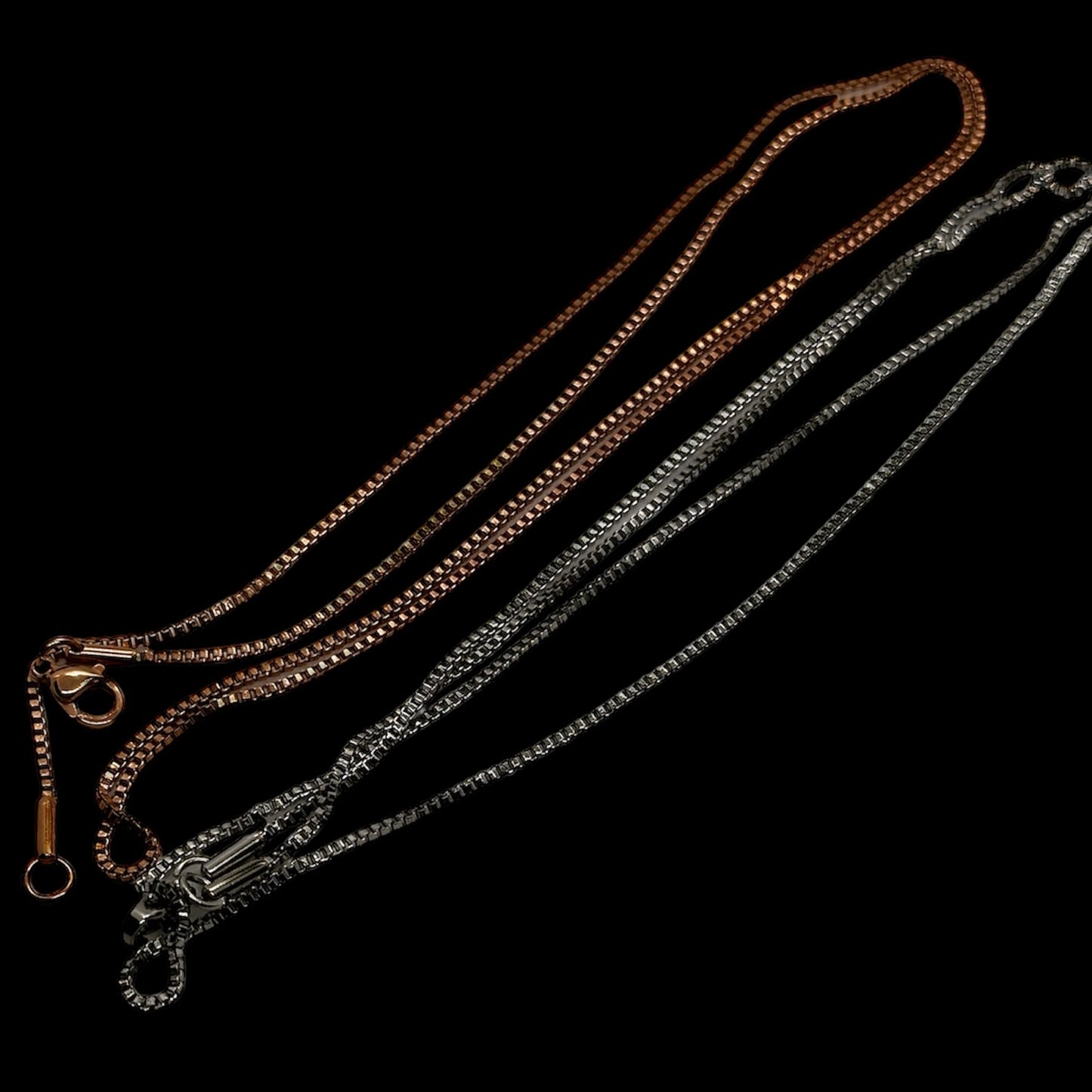Box Chain Venetian Necklace